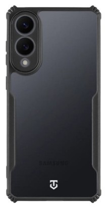 Kryt na mobil Tactical Quantum Stealth na Samsung Galaxy S25 Edge čierny/priehľadný Kryt na mobil Tactical Quantum Stealth na Samsung Galaxy S25 Edge v čierno-priehľadnej farbe