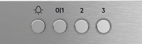 Ovládací panel digestora Electrolux LFC519X séria 500″ width=
