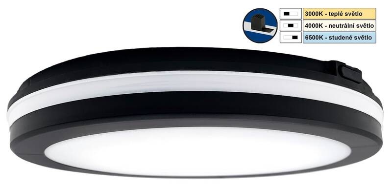 LED stropné svietidlo Top Light Comet 30C CCT čierne Stropné svietidlo Top Light Comet 30C CCT - čierne