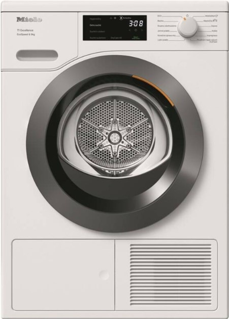Set výrobkov Miele WED 385 WCS + TED 645 WP biely