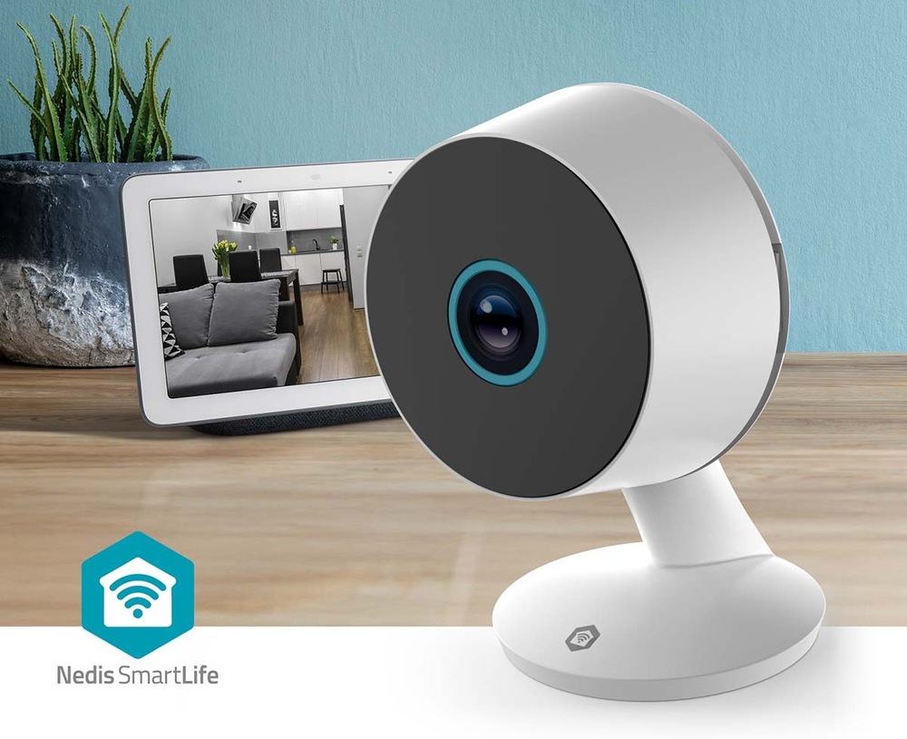 IP kamera Nedis SmartLife WIFICI08CWT biela IP kamera Nedis SmartLife WIFICI08CWT poskytuje infračervené nočné videnie