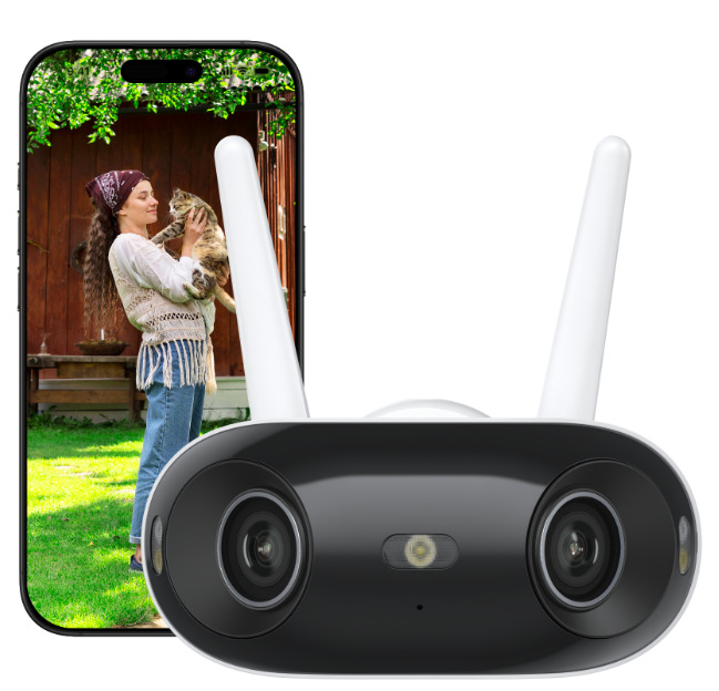 IP kamera Reolink Elite Series W740-A Wi-Fi biela Zobrazenie živého náhľadu z IP kamery Reolink Elite Series W740-A Wi-Fi v mobilnej aplikácii