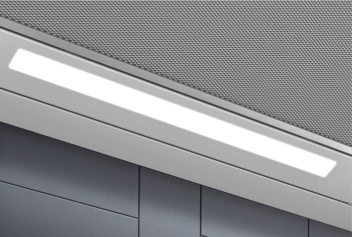 Odsávač pár Electrolux LFP416X sivý