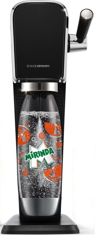 Výrobník sódovej vody SodaStream Art Black MIRINDA Mpack čierny Výrobník sódovej vody SodaStream Art Black MIRINDA Mpack čierny