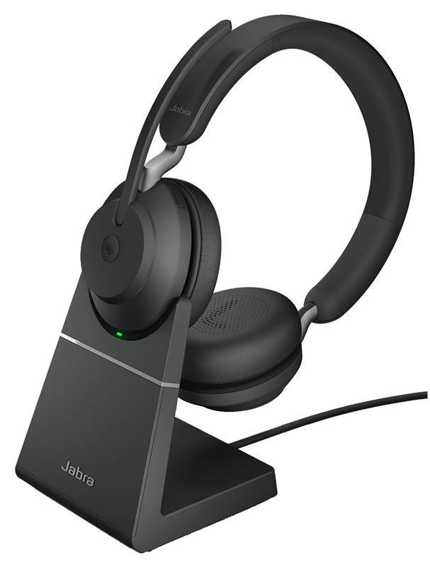 Headset Jabra Evolve2 65, USB-A, MS teams, Stereo, DeskStand čierny
