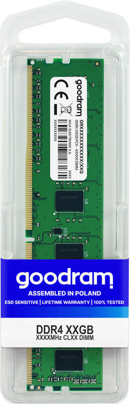 Pamäťový modul Goodram DDR4 8GB 3200MHz CL22 Pamäťový modul Goodram DDR4 8GB 3200MHz CL22