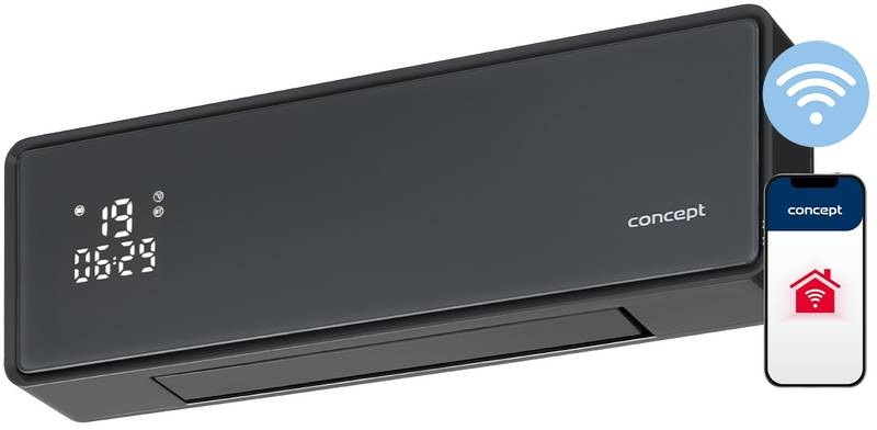 Teplovzdušný ventilátor Concept QH4100 sivý Teplovzdušný ventilátor ConceptQH4100