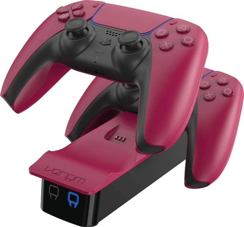 Dokovacia stanica Venom VS5010 Twin pre PS5 červená Venom VS5010 Twin pre PlayStation 5 (VS5010), červená