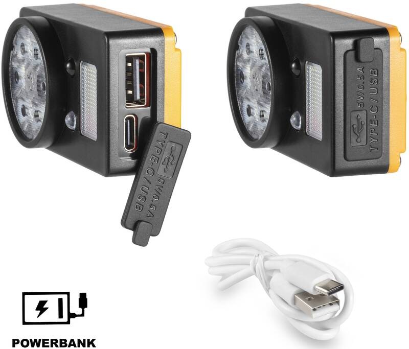 Čelovka RETLUX RPL 702, s powerbankou