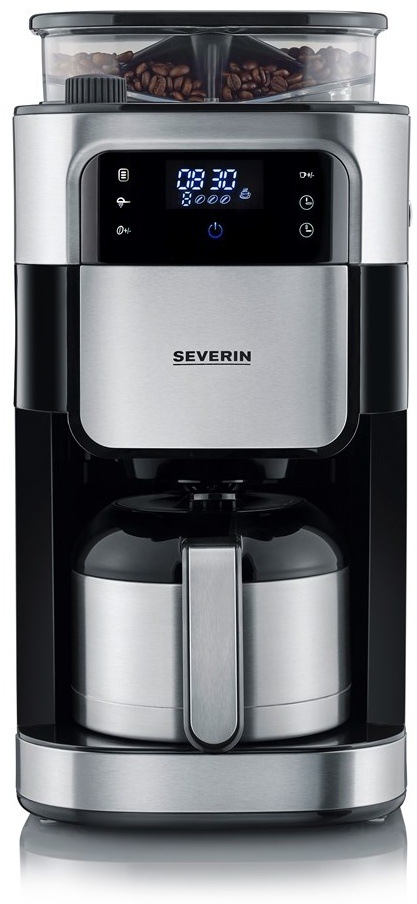 Kávovar s mlynčekom Severin KA 4814 čierny/nerez