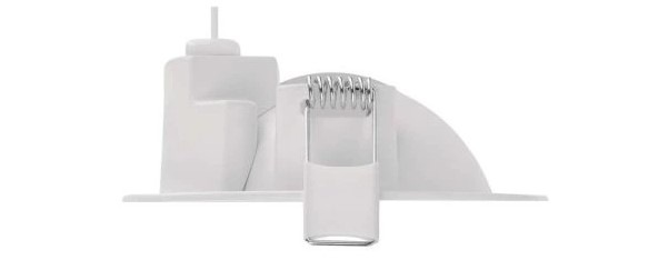 Vstavané svietidlo EMOS Geri 6,5 W, 10cm, 780lm, teplá-studená biela biele LED SVIETIDLO GERI VES. KR 6,5 W 780LM IP20 CCT B