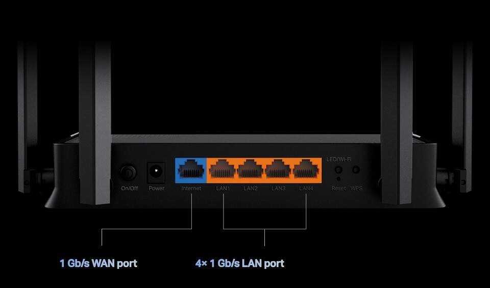 Router TP-Link Archer BE220 Wi-Fi 7 BE3600 čierny Router TP-Link Archer BE220 Wi-Fi 7 BE3600 čierny