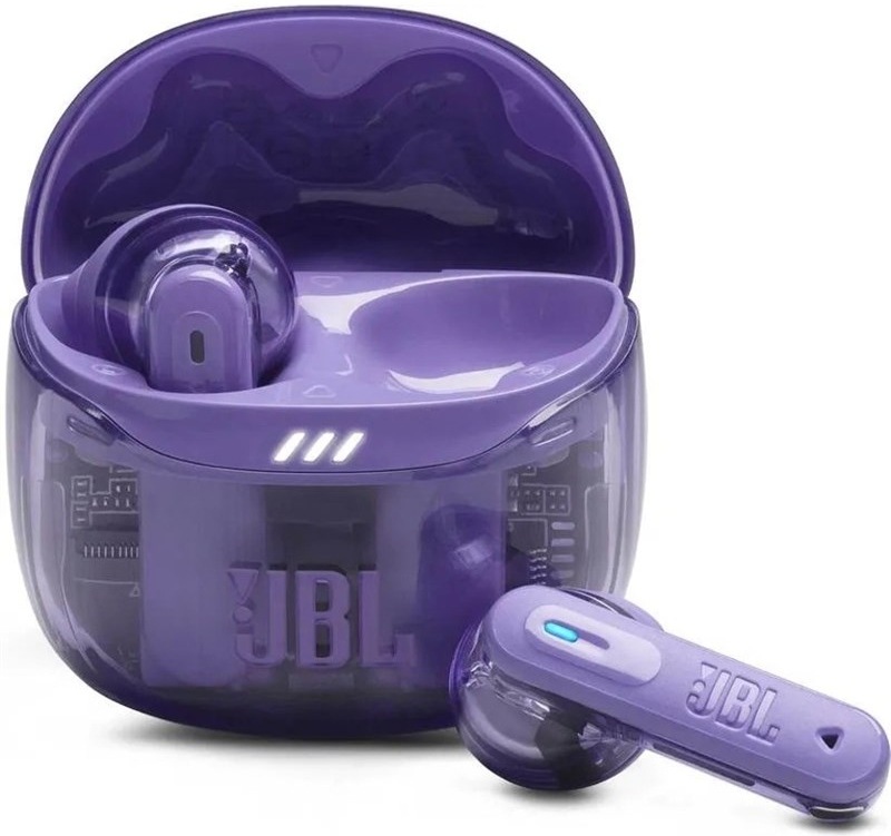 JBL Tune Flex 2 Ghost, fialová
