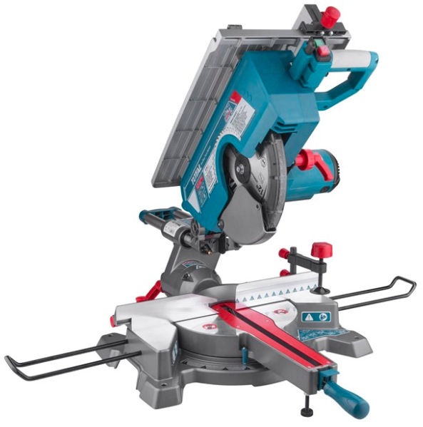 Pokosová a stolová píla Total Tools TMS43183051 na drevo s laserom a kotúčom 305 mm