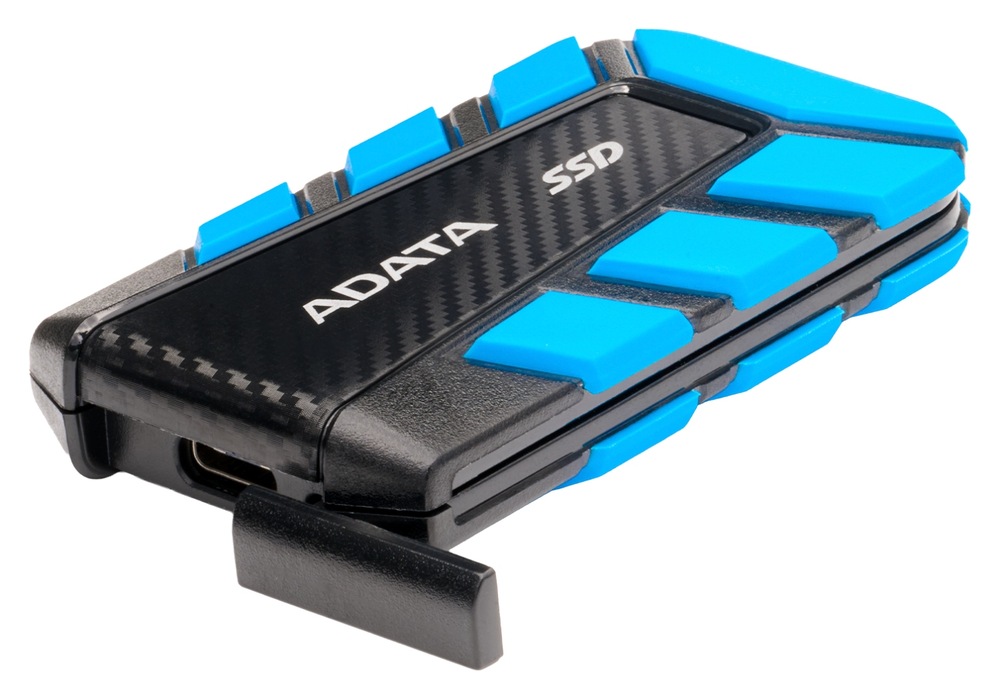 SSD externý ADATA SD820 4TB - čierny/modrý