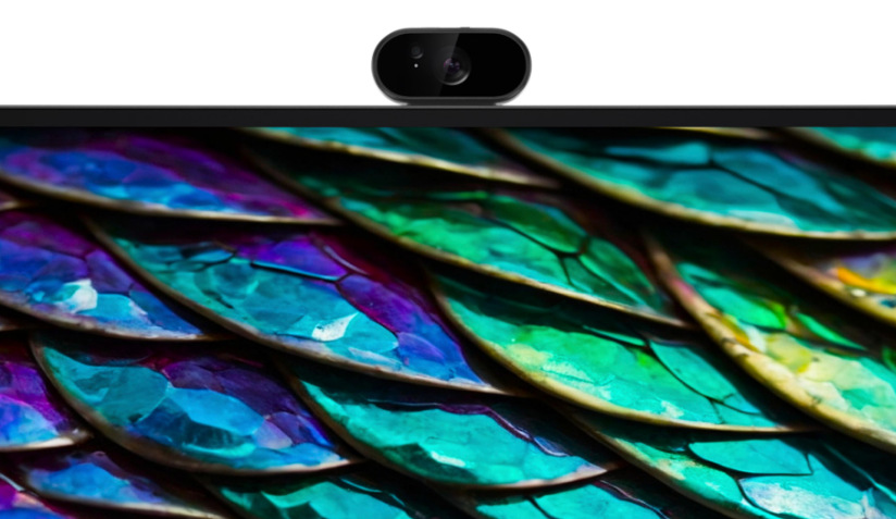 Monitor Dell Pro P3426WEB čierny/strieborný Dell Pro P3426WEB má aj vstavanú kameru Sony Starvis