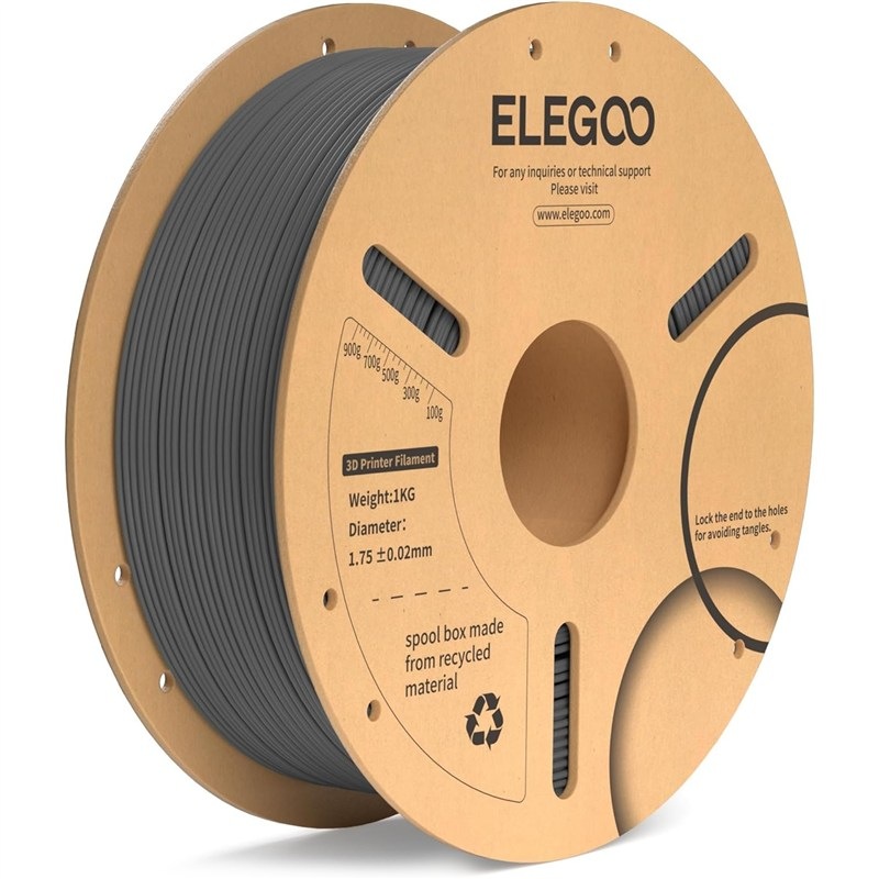 Filament Elegoo PLA+ 1,75mm S - šedý