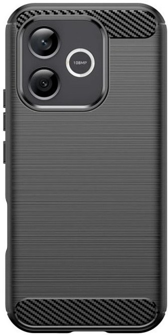 Kryt na mobil WG Carbon na Honor 600 Lite 5G v čiernom dizajne
