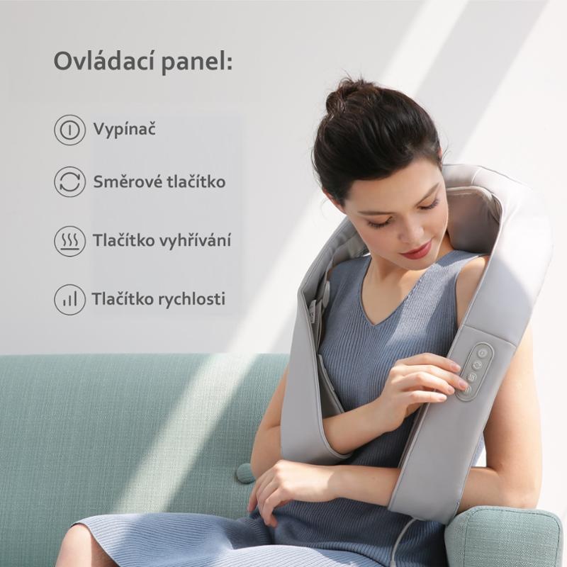 Masážny prístroj NAIPO oCuddle-C1 sivý Masážny prístroj NAIPO oCuddle-C1 sivý