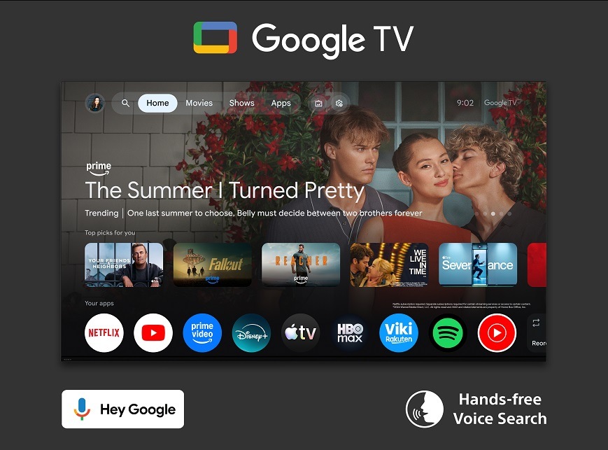 Televízor Sony Bravia 7 MII 85" Televízia Sony Bravia 7 MII Google aplikácie