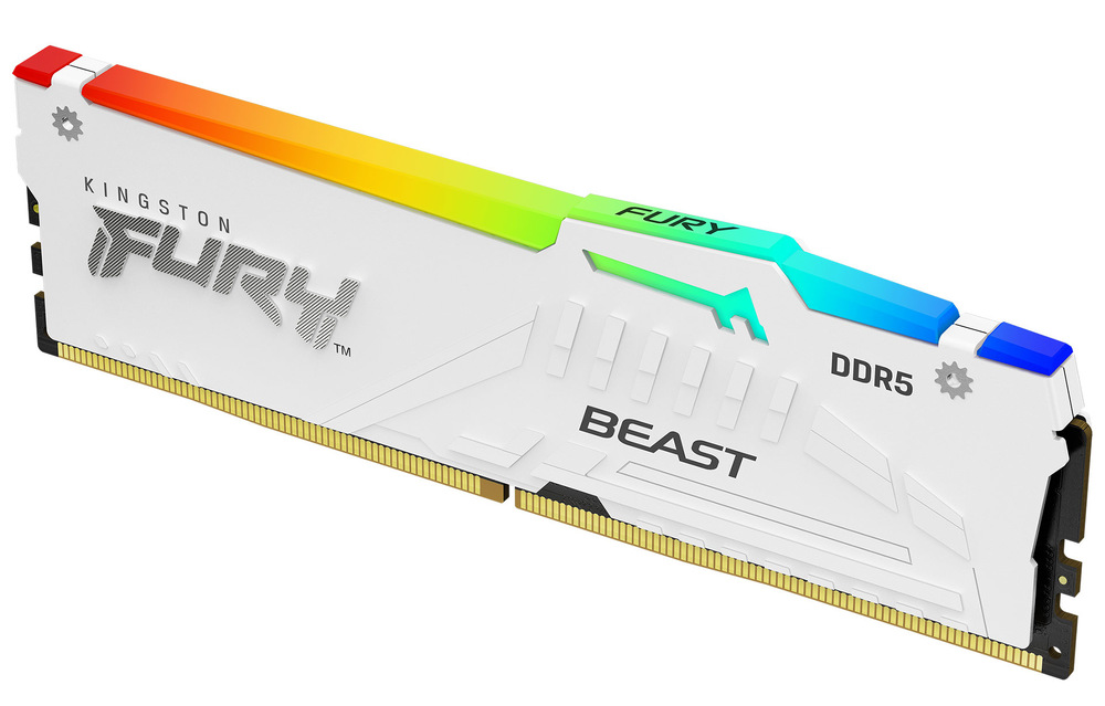 DIMM Kingston FURY Beast White 16 GB (1× 16 GB) (KF568C34BWEA-16)