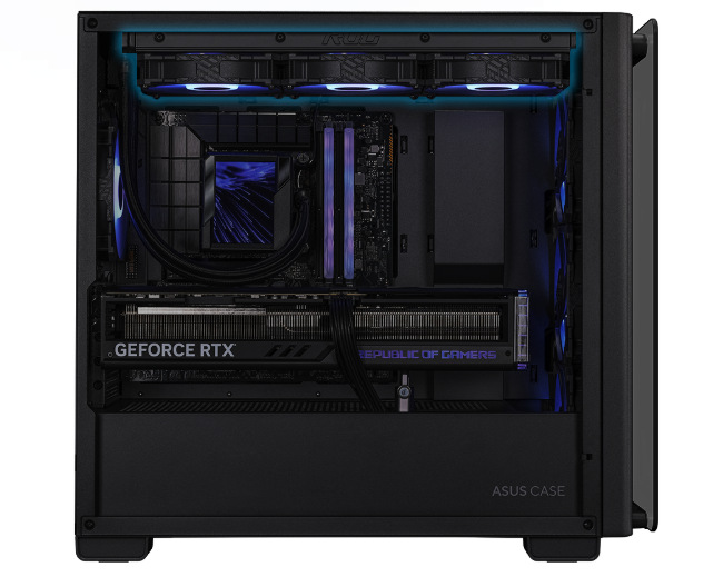 Case Asus A23 PLUS TG ARGB čierna Case Asus A23 PLUS TG ARGB čierna