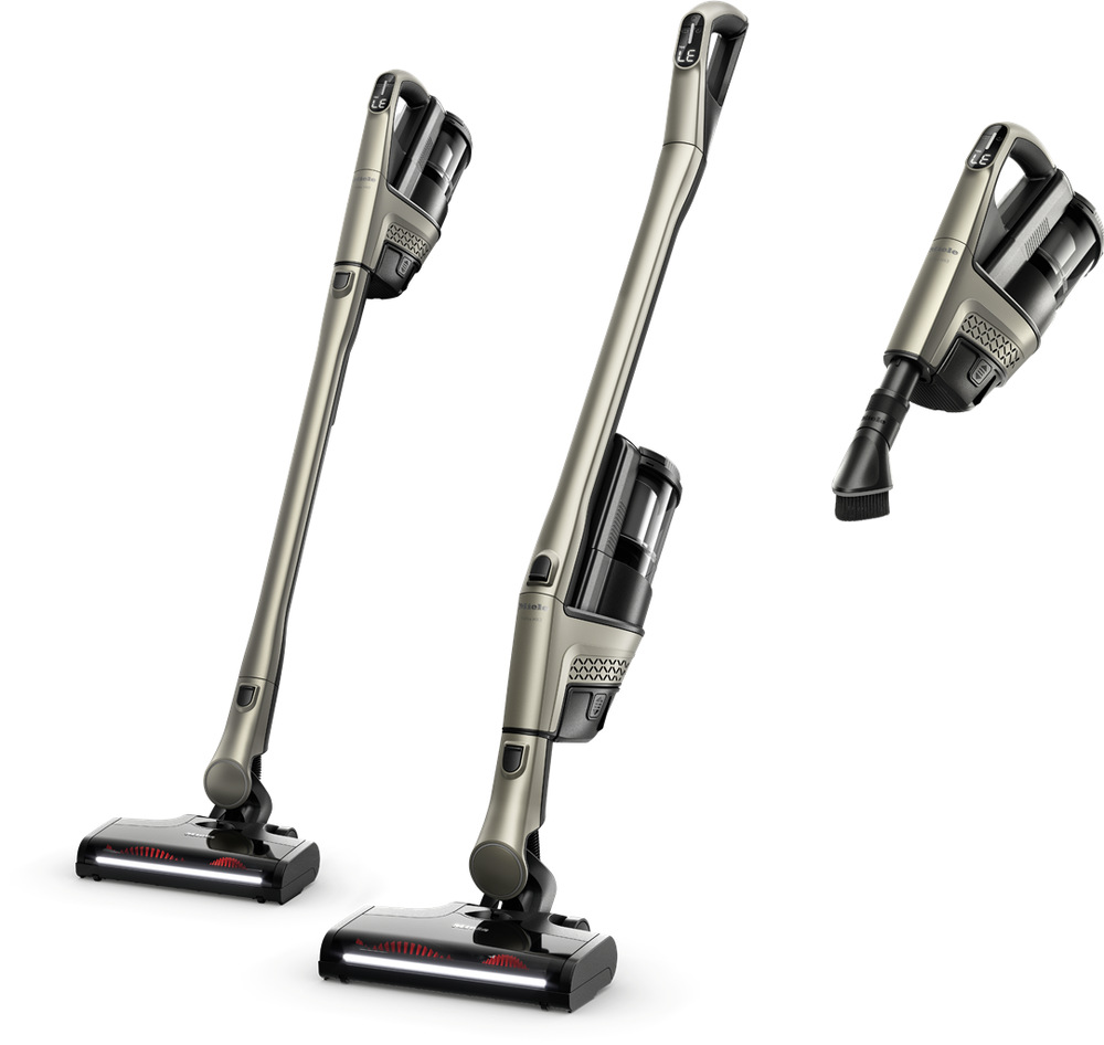 Tyčový vysávač Miele Triflex HX3 Plus PearlFinish titánová farba Miele Triflex HX3 Hardfloor, Casa sivá