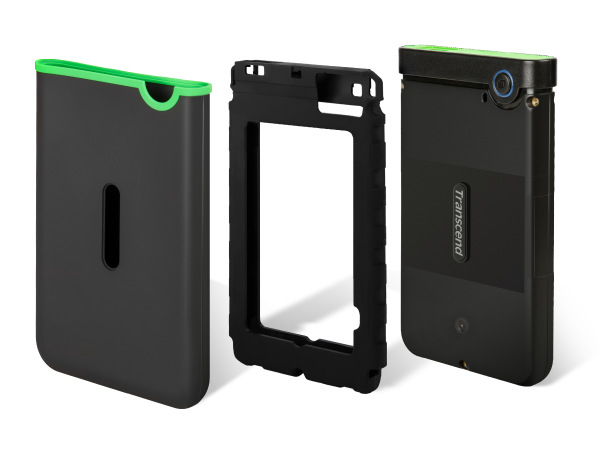 Externý pevný disk Transcend StoreJet 25M3C 4TB, USB-C (3.1 Gen 1) sivý/zelený Externý pevný disk Transcend StoreJet 25M3C 4TB, USB-C (3.1 Gen 1) sivý/zelený