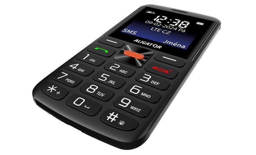 Mobilný telefón Aligator A910 4G Senior čierny