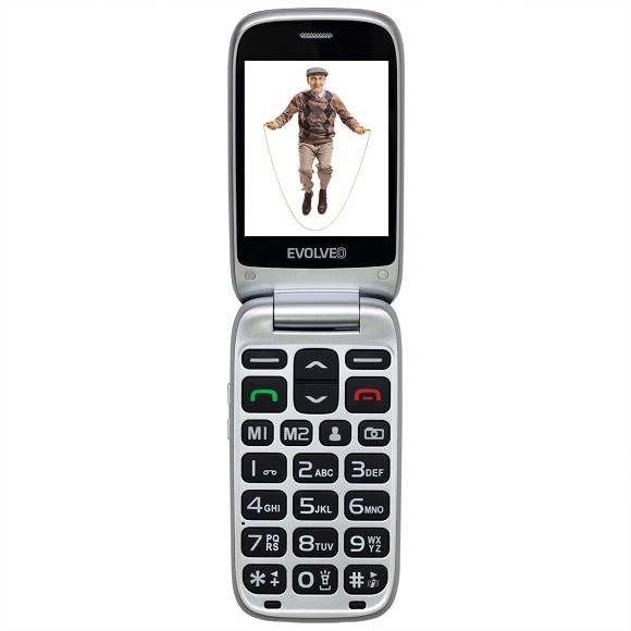 Mobilný telefón Evolveo EasyPhone FS červený Mobilný telefón Evolveo EasyPhone FS červený