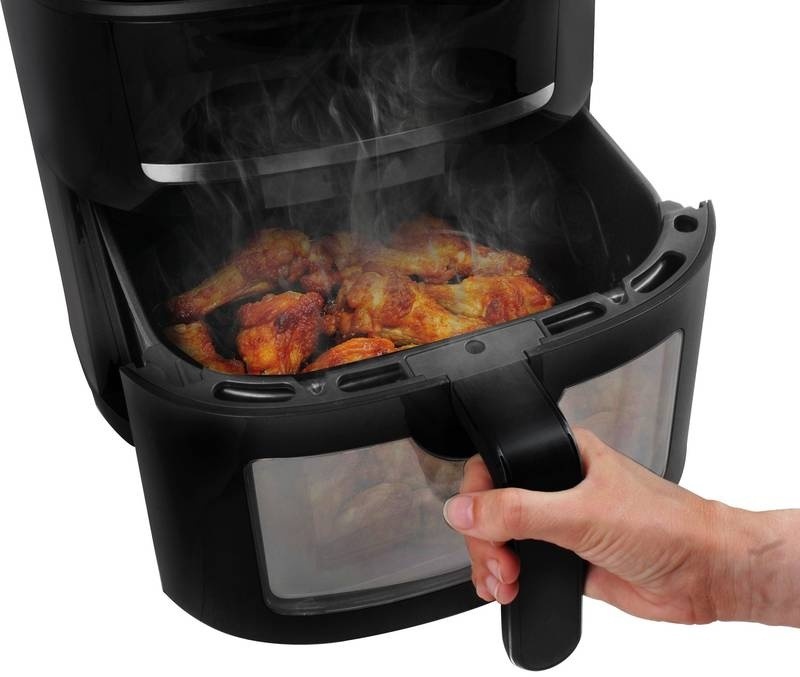 Fritéza teplovzdušná Rohnson R-2834 SmartChef XL Wi-Fi 8 l čierna