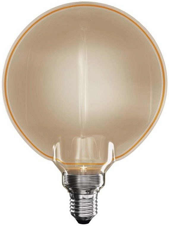 Žiarovka LED EMOS DECO G130OA "O" vyžaruje teplé biele svetlo