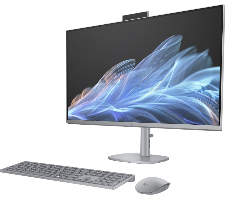 PC all in-one HP OmniStudio X 32-c0011nc strieborný All-in-One počítač HP OmniStudio X 32-c0011nc s USB klávesnicou a myšou HP 710″ width=