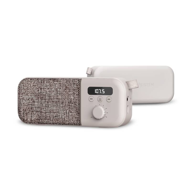 Rádioprijímač Energy Sistem Fabric Box Radio béžový Energy Sistem Fabric Box Radio