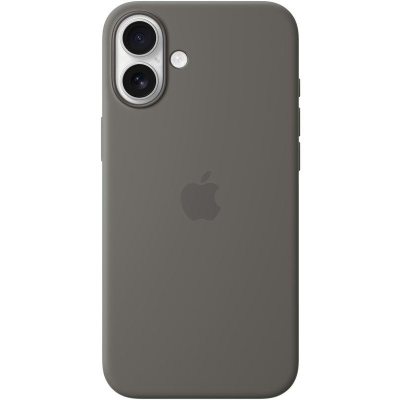 Kryt na mobil Apple iPhone 16 Plus Silicone Case s MagSafe - skalovo sivý