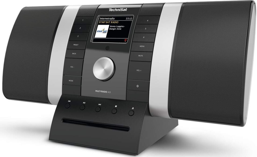 Internetový rádioprijímač s DAB+ Technisat MULTYRADIO 4.0 čierny/strieborný Internetový rádioprijímač s DAB+ Technisat MULTYRADIO 4.0 čierny/strieborný