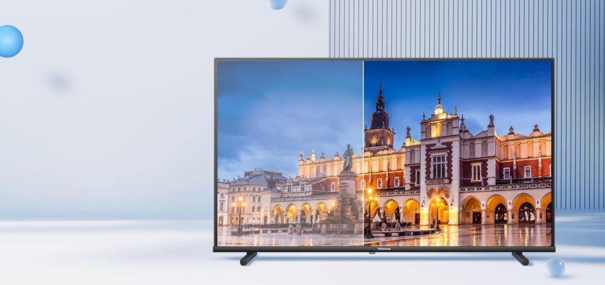 Televízia Hisense 32A4Q, vysoký kontrast