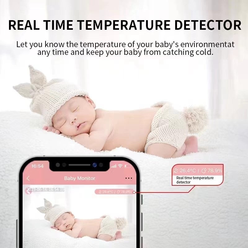 Spiace bábätko a IP kamera IMMAX NEO LITE SMART Security Baby Monitor