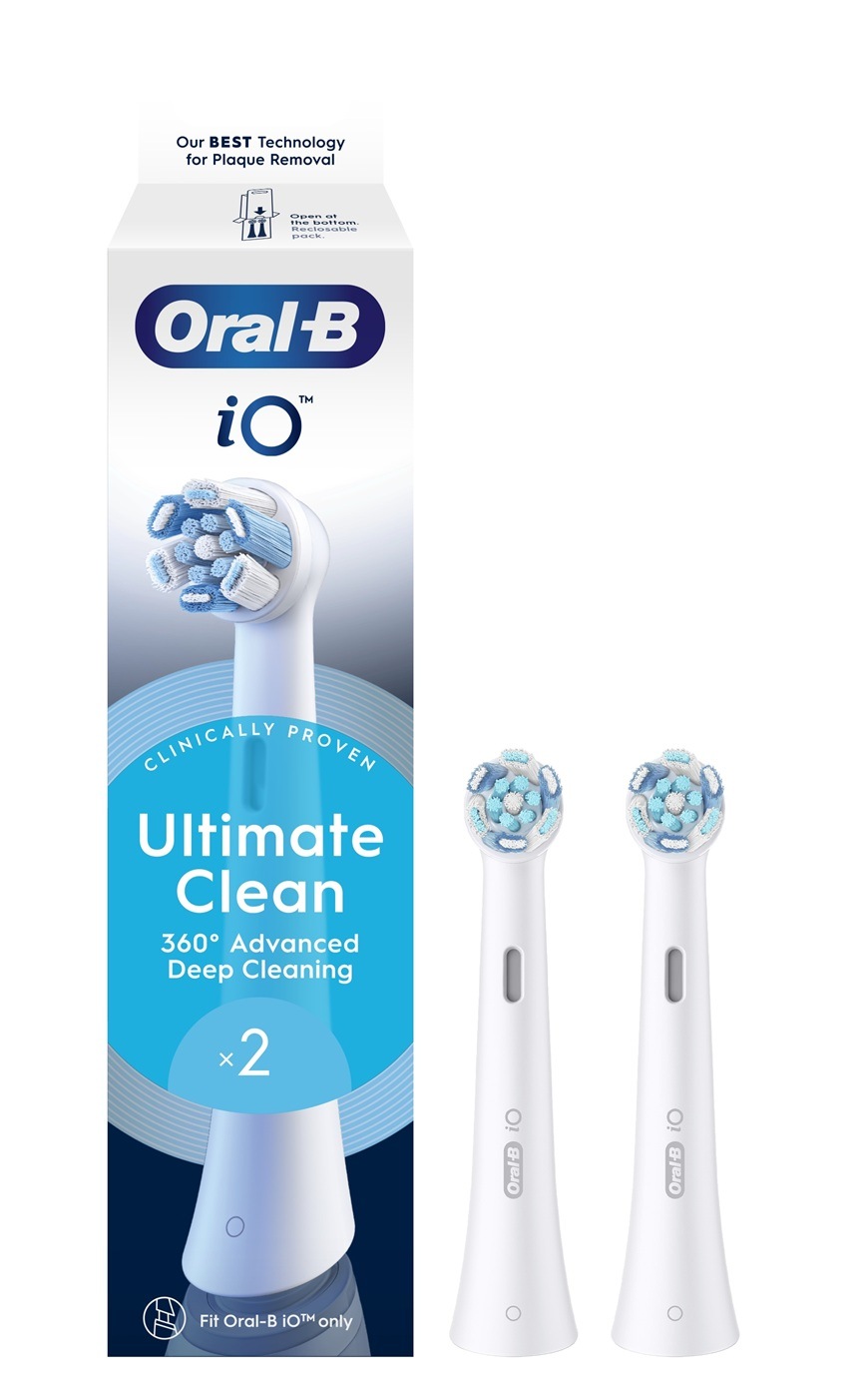 Náhradné hlavice Oral-B iO Ultimate Clean White (2 ks) biela Oral-B iO Ultimate Clean White (2 ks)