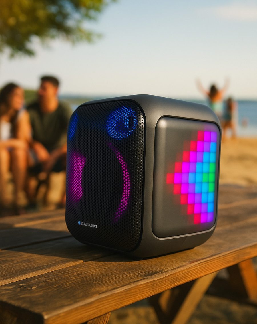 Párty reproduktor Blaupunkt PB6LED čierny Reproduktor sa ľahko obsluhuje