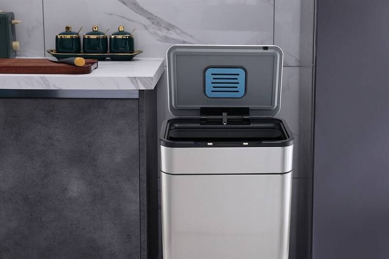Bezdotykový odpadkový kôš Helpmation ELEGANT AK5515, 40 l nerez Bezdotykový odpadkový kôš Helpmation ELEGANT AK5515, 40 l nerez