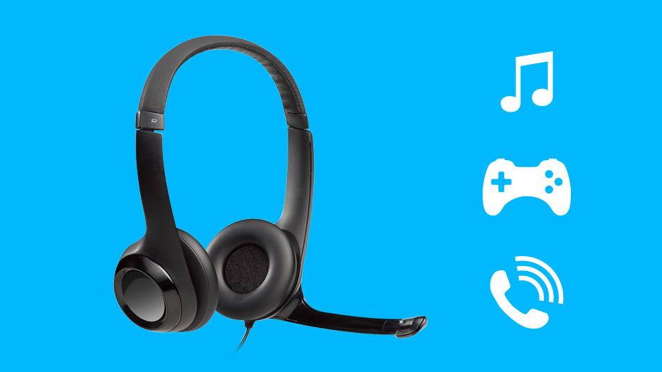 Headset Logitech H390 USB ružový