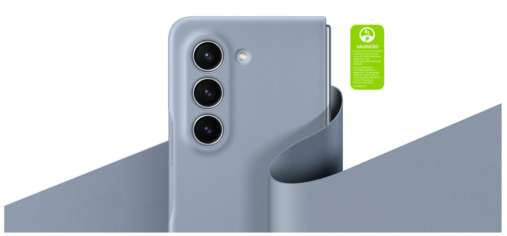 Kryt na mobil Samsung Galaxy Z Fold5, Eco Leather sivý Kryt na mobil Samsung Galaxy Z Fold5, Eco Leather sivý