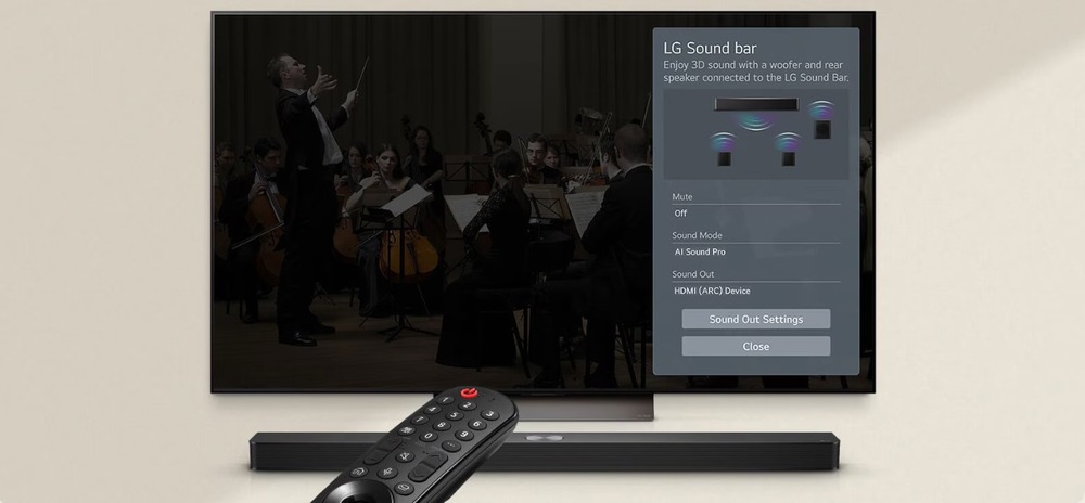 Soundbar LG S60TR čierny Soundbar LG S60TR čierny