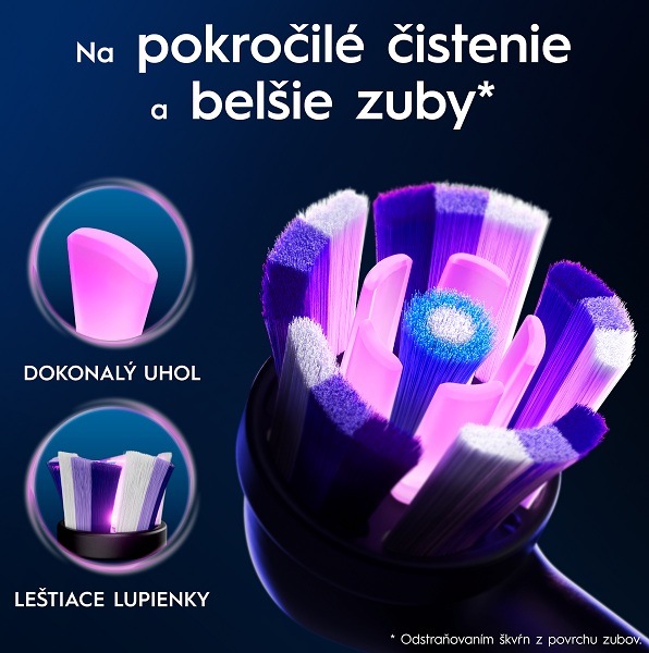 Náhradné hlavice Oral-B iO Radiant Black (4 ks) čierna