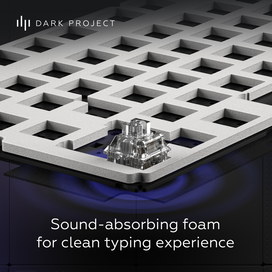 Klávesnica Dark Project ALU Bushido US čierna Klávesnica Dark Project ALU Bushido US čierna