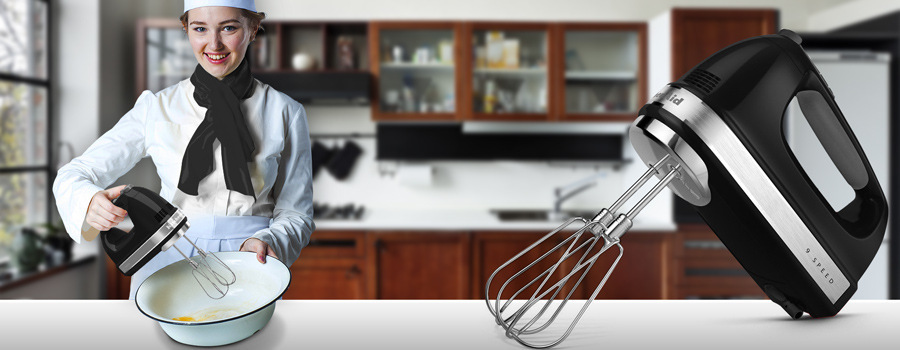 Ručný šľahač KitchenAid P2 5KHM9212EOB čierny