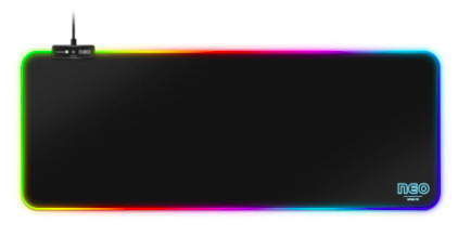 Podložka pod klávesnicu a myš Connect IT NEO RGB, veľ. L 80 x 30 cm čierna