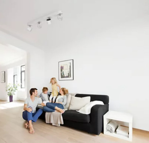 Bodové svietidlo Philips Star, 4xLED čierne