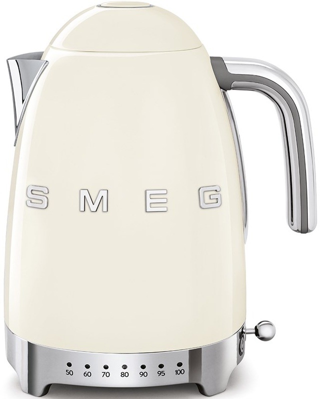 Rýchlovarná kanvica Smeg 50's Retro Style KLF04CREU krémová